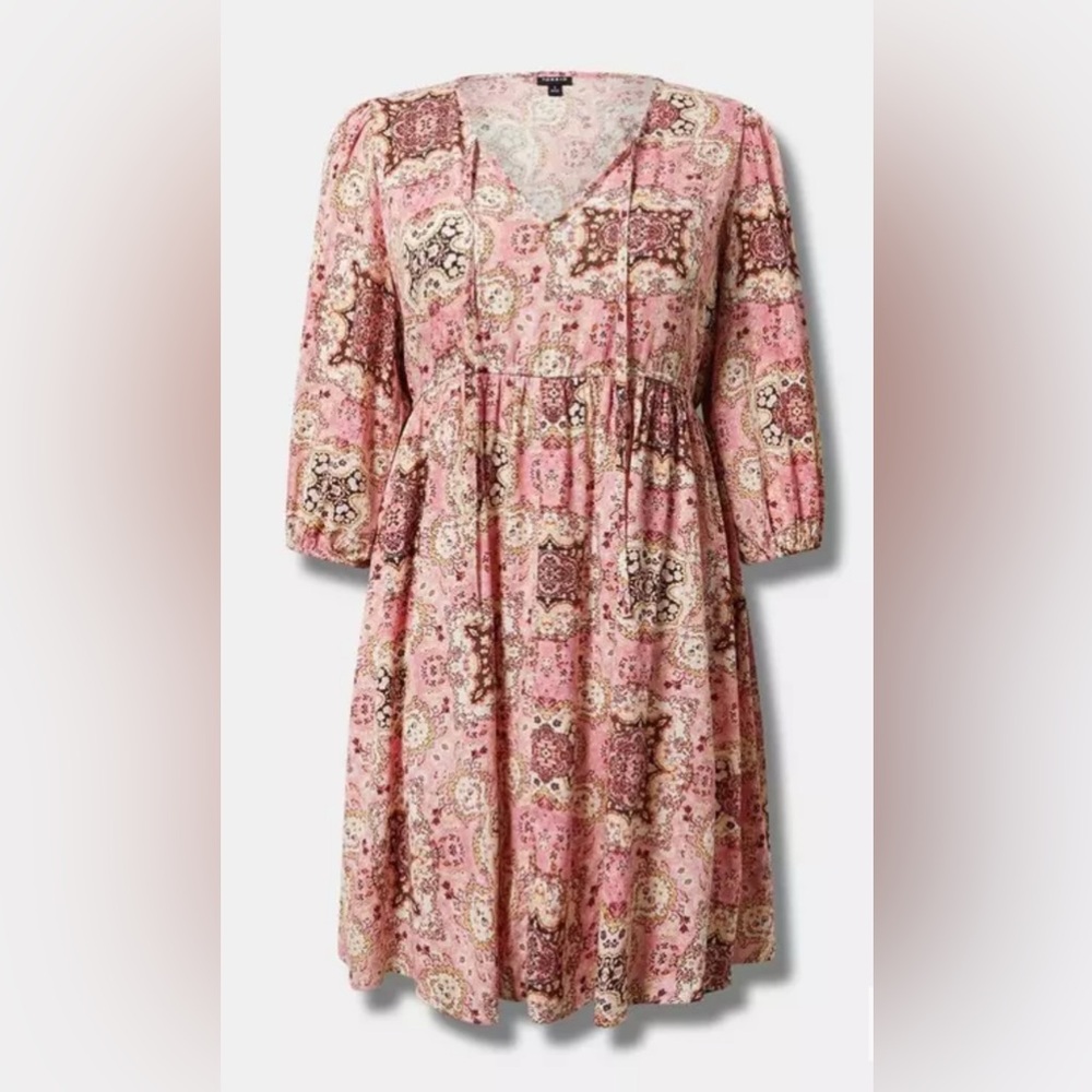 TORRID | Mini Washable Gauze Tunic Dress